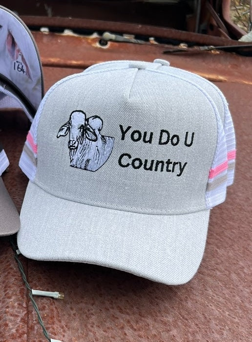 You Do U Country Cap 2 Grey