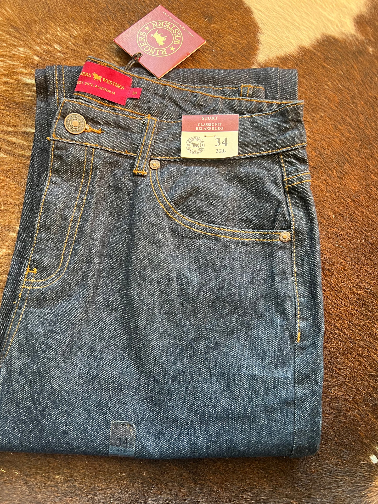 Ringers Western Men's Jeans 34\32L