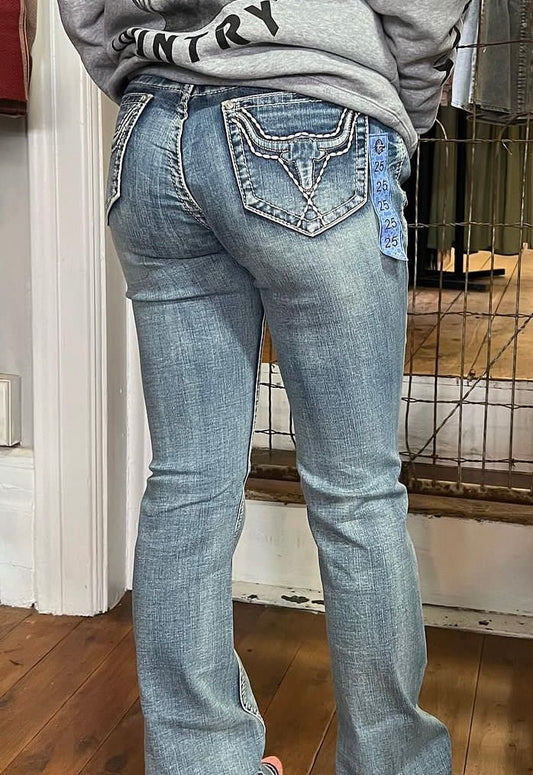 Grace In La Women's Longhorn Jeans EB61608