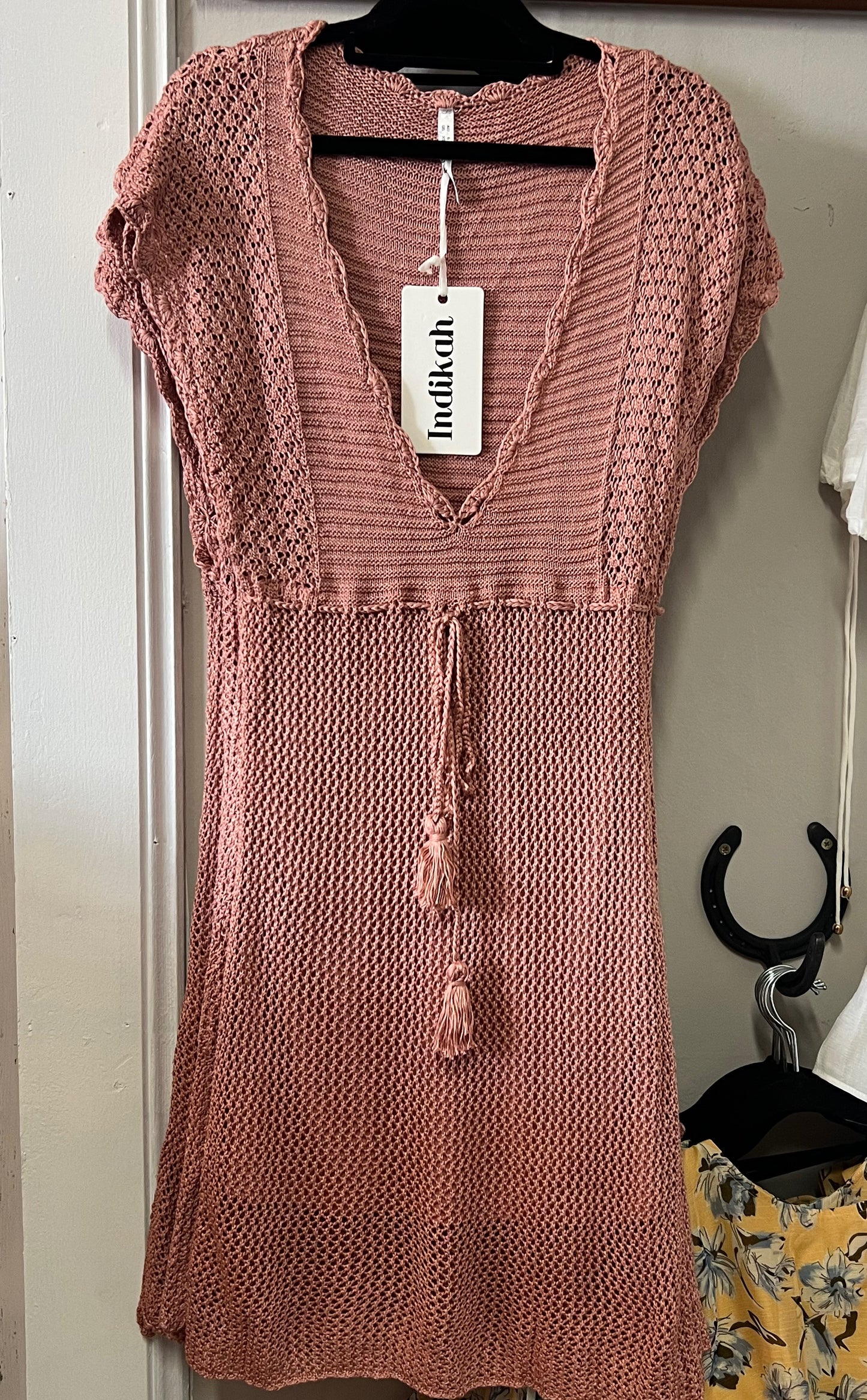 Indikah Women's Blush Knit Dress